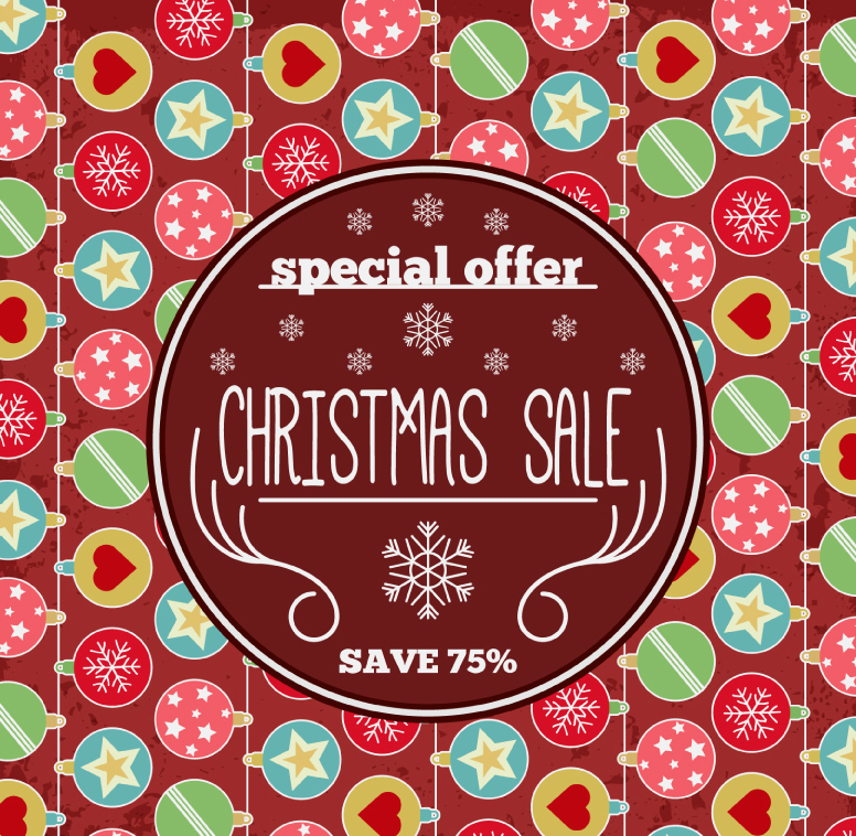 Cartoon Christmas Specials lob poster vector material
