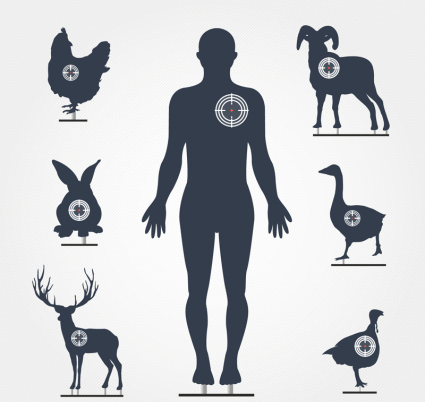 7 of creative moving target vector material