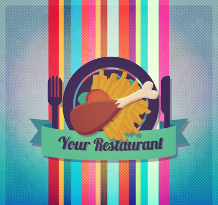 Creative fast food vector material