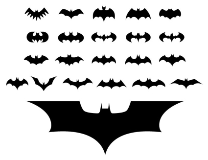 22 Movies Batman logo vector material