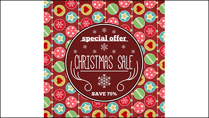 Cartoon Christmas Specials lob poster vector material