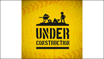 Creative construction signs vector material