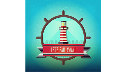 Vintage Lighthouse illustrator vector material