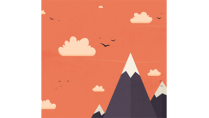 Snowy creative illustrator vector material