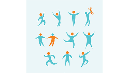 Paragraph 11 characters vector logo design