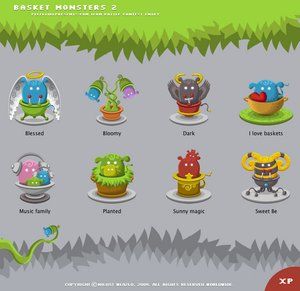 Basket Monsters icons 