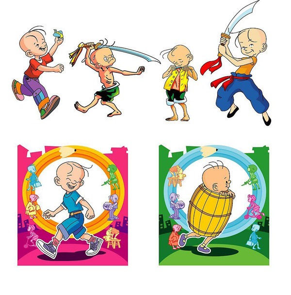 cartoon characters vector 