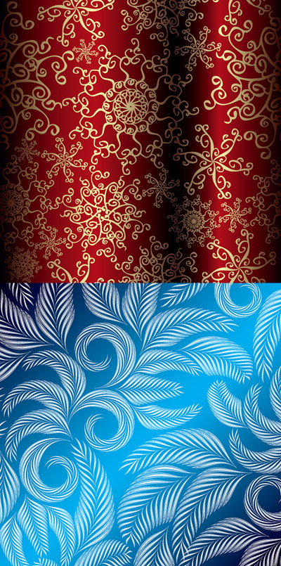 Snowflake pattern vector 