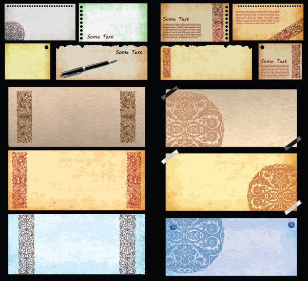 Fine texture of the paper