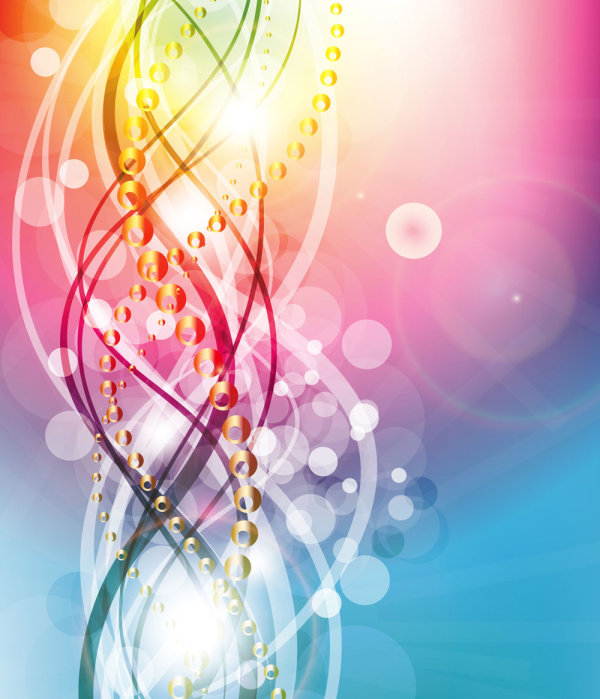 Gorgeous bright starlight effects 03-- vector material