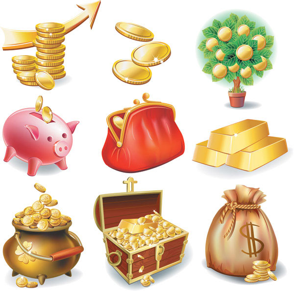 Commercial and financial icon vector material -3