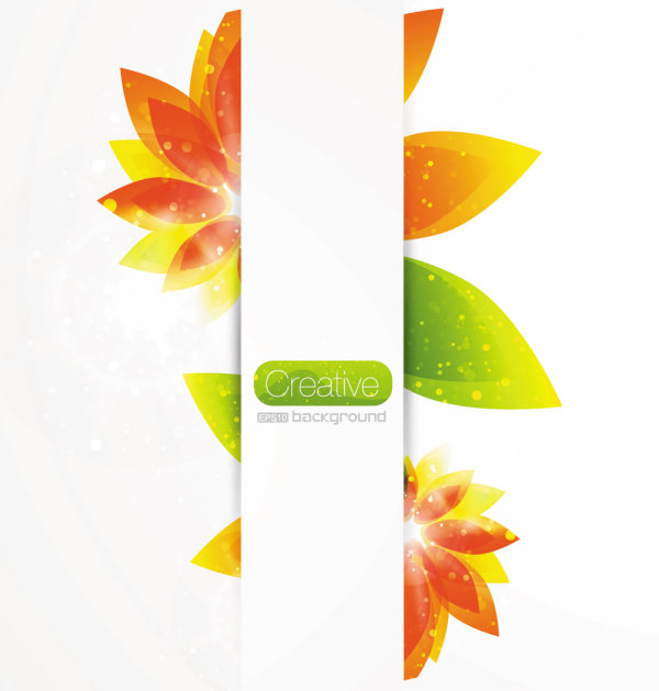 Beautiful pattern petals 01 - vector material