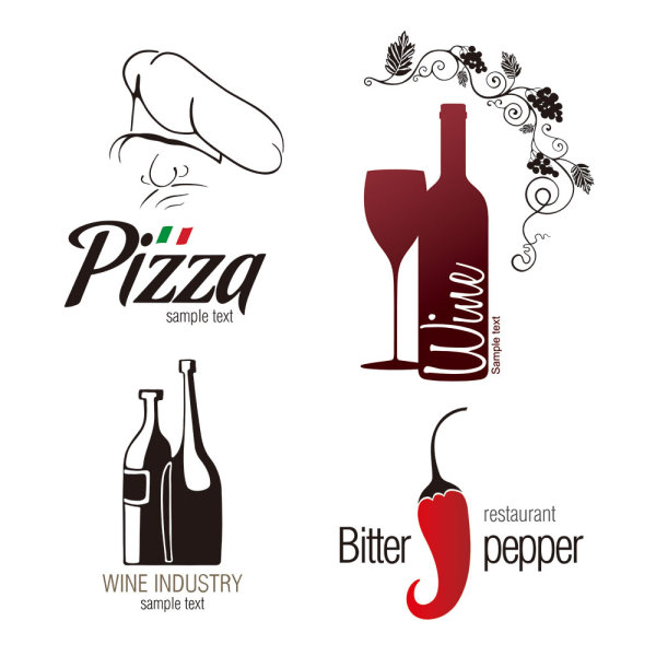 Business logo material 02 - vector