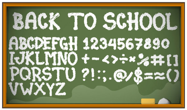 Books and letters material 06-- vector material