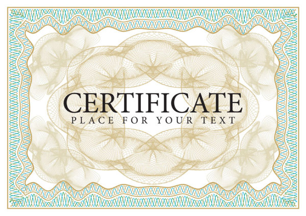 Beautiful border pattern background 04-- vector material