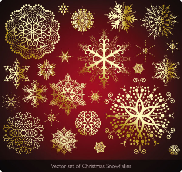 Beautiful snowflake pattern 02 - vector