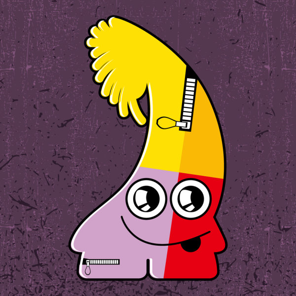 Cute Funny cartoon 02 - Vector