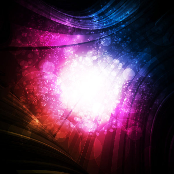 Fashion Colorful background 03 - vector material