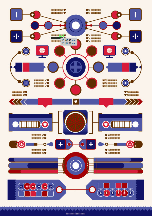 Business Data Graphics 05 - vector material