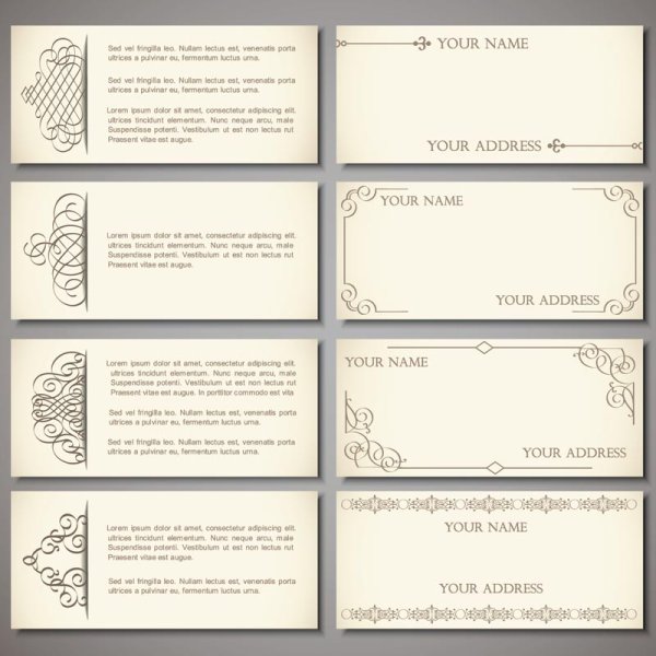 Beautifully banner template 03 - vector material