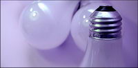 Incandescent bulbs picture material