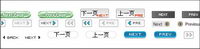Previous and Next buttons gif small material