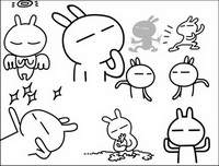 Tuzki vector material