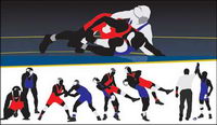 Wrestling vector material
