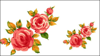 Rose bouquet 02 - vector material