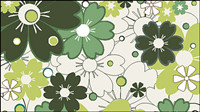 Flower patterns 01 - vector material