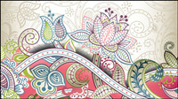 The gorgeous classical pattern vector material -4