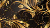Gold pattern patterns 03 - vector material