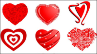 Hearts - vector material