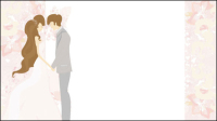 Wedding Postcard 01 - vector material