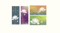 Background of white roses with dream material vector