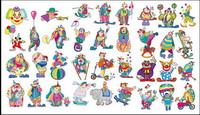 Clown Set Vector material
