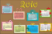 Vector 2010 Calendar