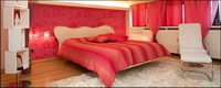 Red tone of the room picture material-2