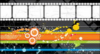 Vector theme of the film material