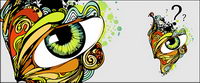 Abstract illustrations eyes