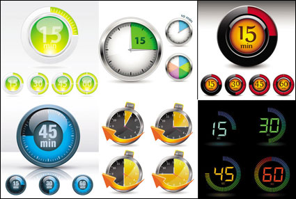 Watches and Instruments - Vector