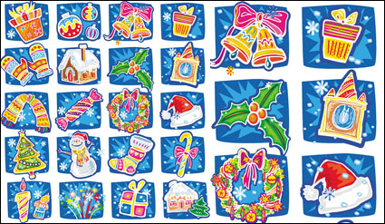 Hand-drawn cartoon Christmas Vector