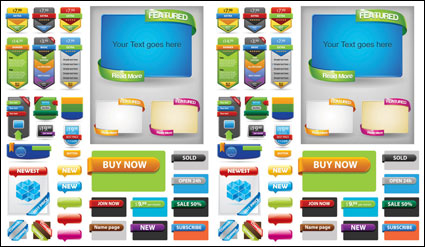 Beautiful decorative Vector for Web Design