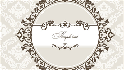 European pattern background 02 - vector material