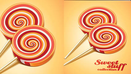 Exquisite desserts material 02-- vector material