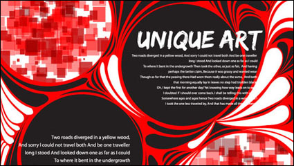 Dazzling red mosaic pattern shading vector