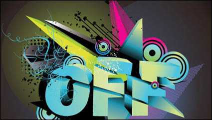 Three-dimensional character theme vector material -3