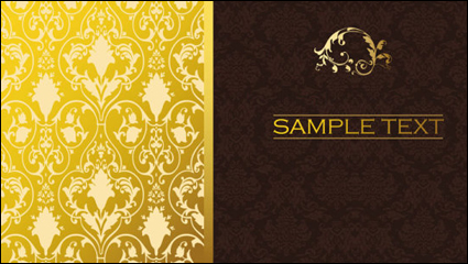 Classic European pattern background - vector material