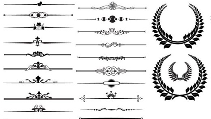Fine pattern border 02-- vector material