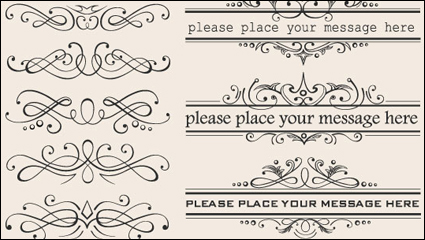European-style lace border 03 - vector